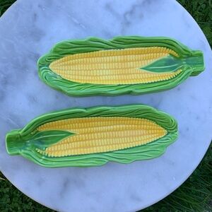 Ceramic corn cob plates